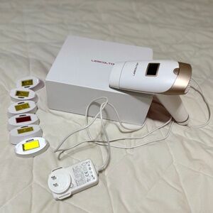 White and Gold IPL Hair Removal Device